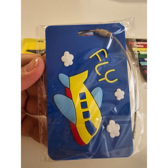 4 Pack TSA Approved, Kids Luggage Tags for suitcases Cute Travel Name Tag - Picture 9 of 10